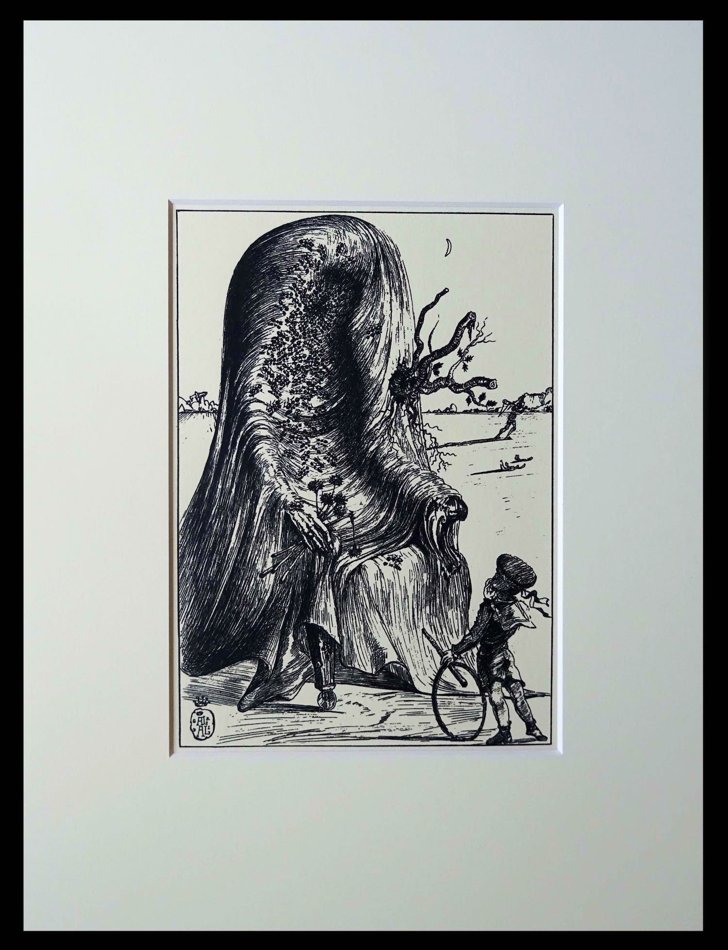 Salvador Dali - Cornflower Lady 1944 - druckgesigneerd oplage 2.500 - kopen? Bied vanaf 85!