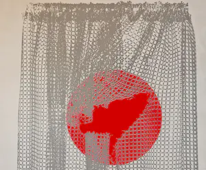 Gijs Winkelman - 1973 - in zeer kleine oplage (1/15) gemaakte zeefdruk "verstoorde rust" kopen? Bied vanaf 50!