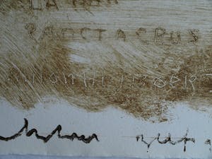 Anton Heyboer - Ets , Zeilschip “La mar”– 48 x 49½ cm – ca. 1985 kopen? Bied vanaf 100!