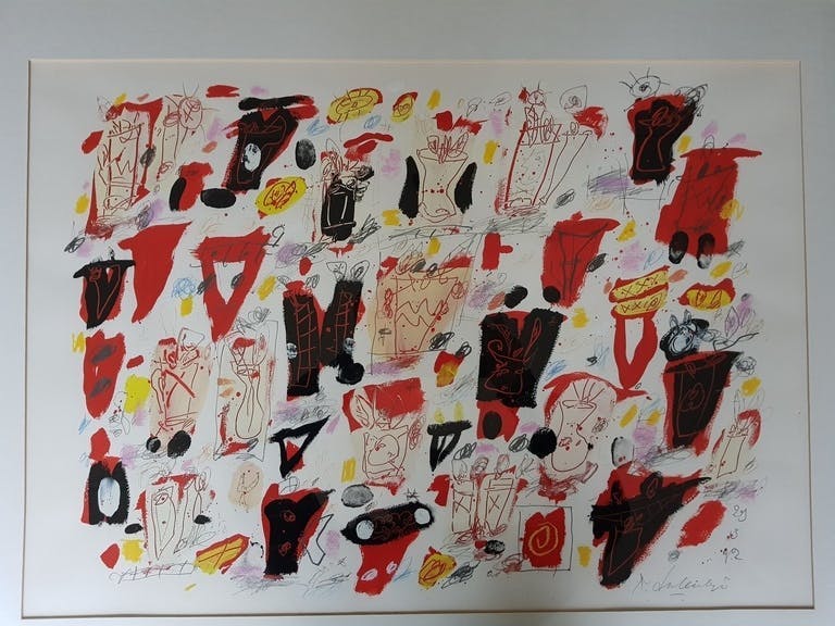 Kees Salentijn - KEES SALENTIJN ORIGINEEL WERK GEMENGDE TECHNIEK kopen? Bied vanaf 285!