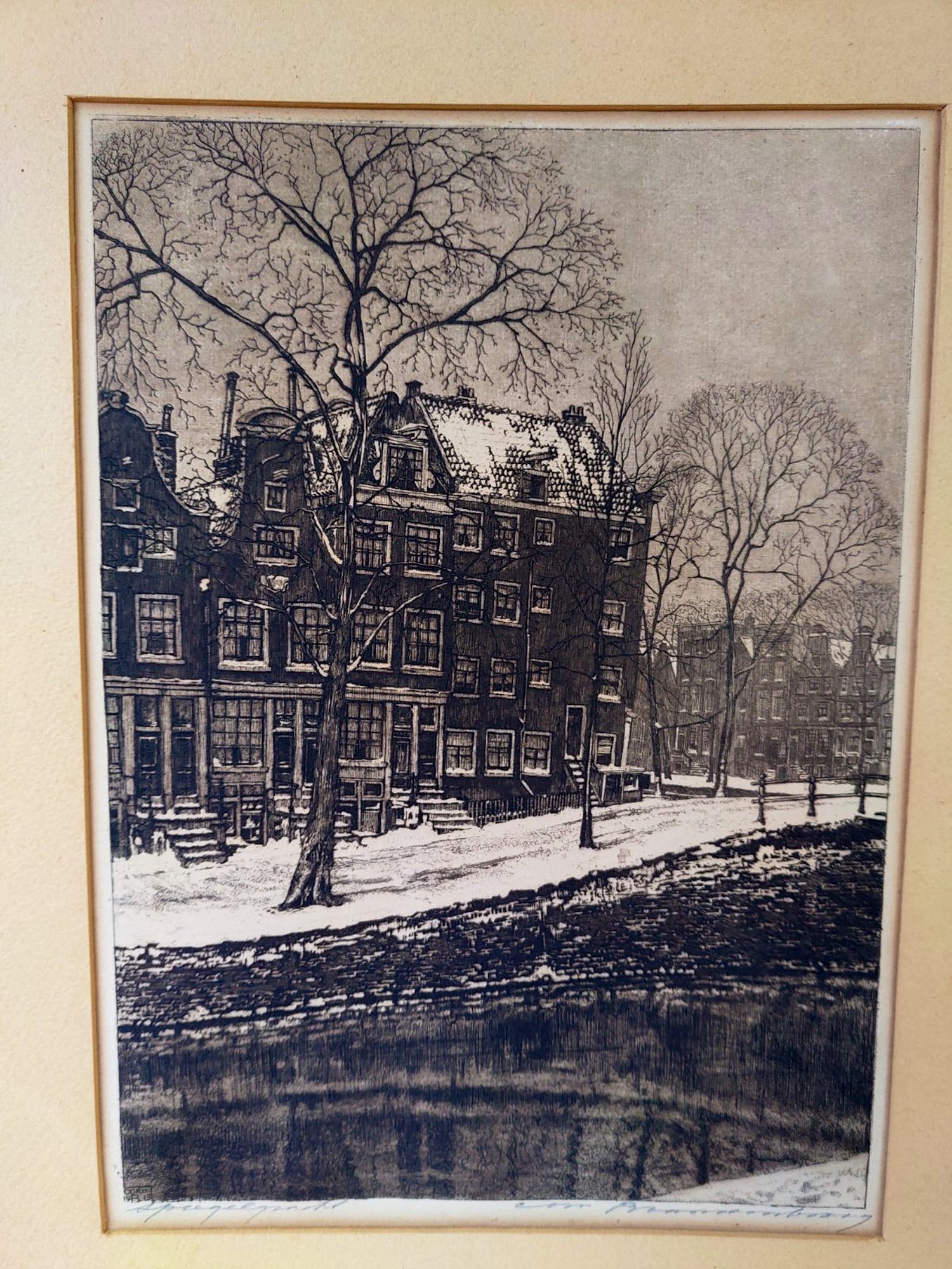 Cornelis Brandenburg - Spiegelgracht Amsterdam kopen? Bied vanaf 50!