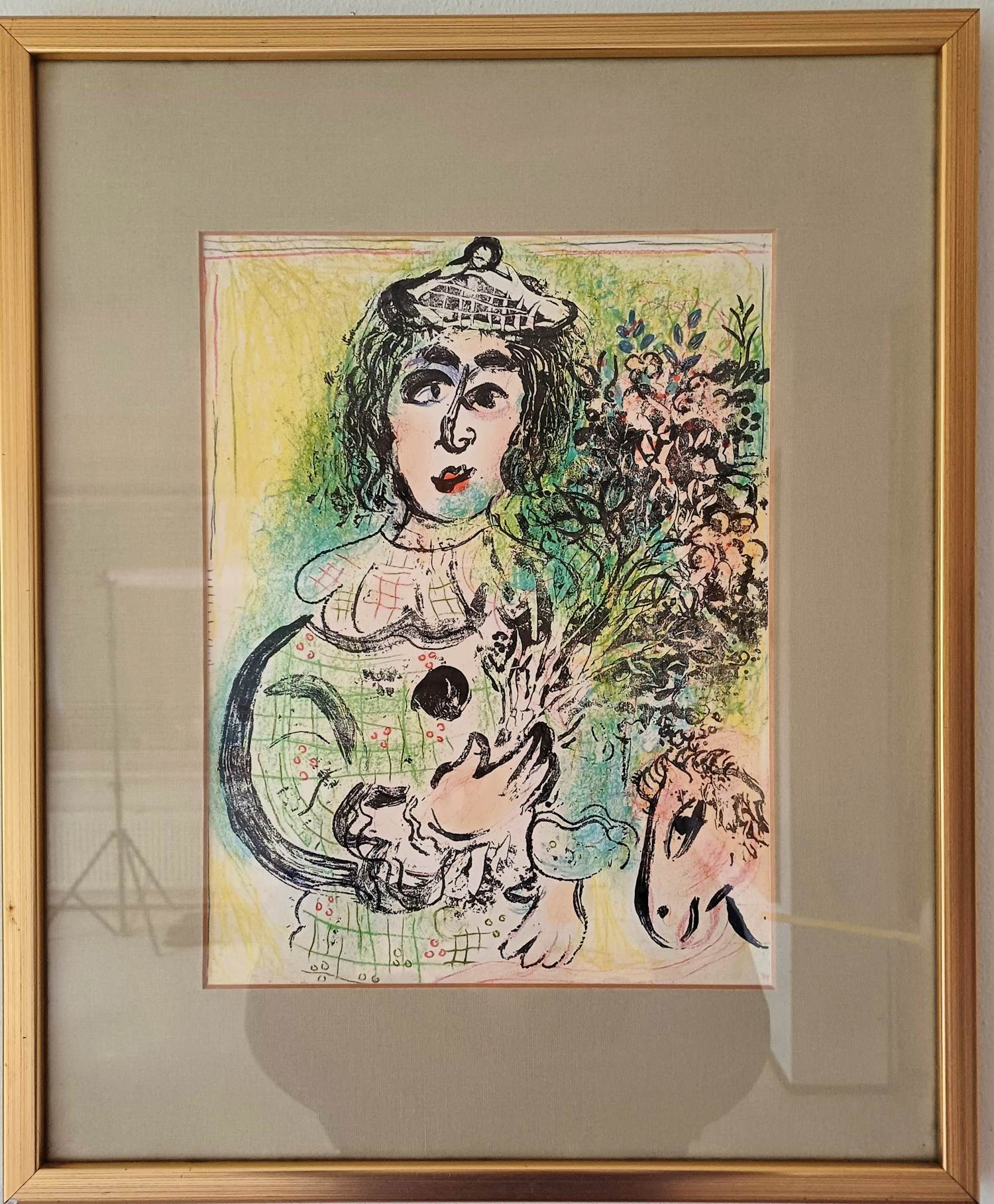 Marc Chagall - Le clown fleuri kopen? Bied vanaf 200!