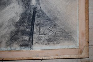 Herman Heuff - Zonnig dorp, Zeeland + onbekend gesigneerde pastel jonge vrouw kopen? Bied vanaf 10!