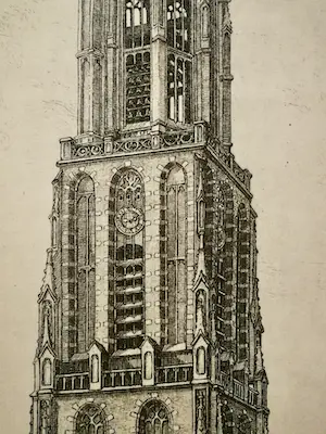 Henri von Rupprecht - Ets O.L.V Toren Amersfoort kopen? Bied vanaf 25!