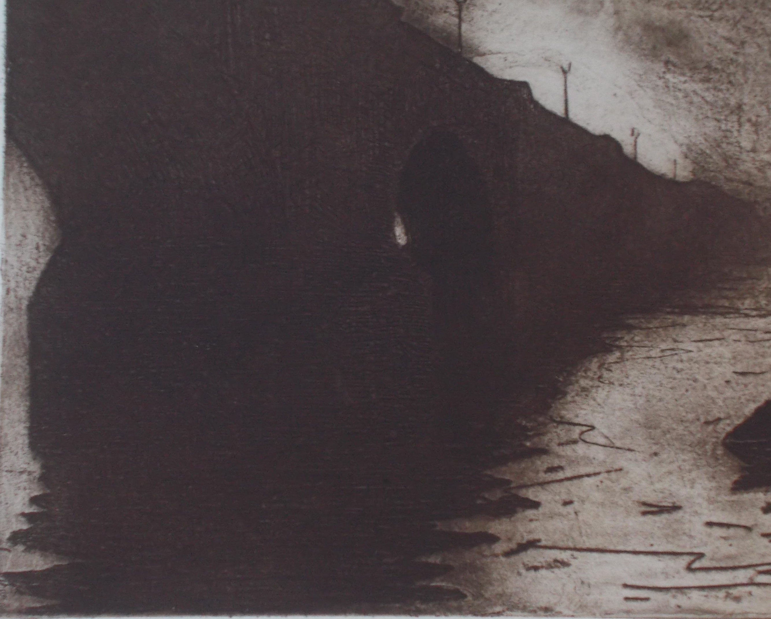 Willem Witsen - Waterloo Bridge in de mist, Londen kopen? Bied vanaf 375!