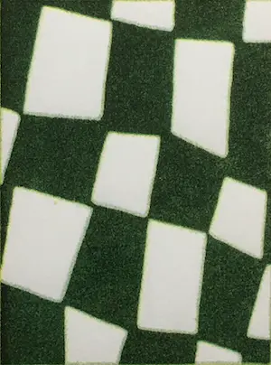 JCJ VANDERHEYDEN - fraaie zeefdruk ‘checkerboard’ - ingelijst kopen? Bied vanaf 385!