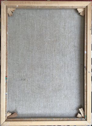 Oskar Lens - Olieverf op linnen, Twee vrouwen, gesigneerd en ingelijst kopen? Bied vanaf 90!