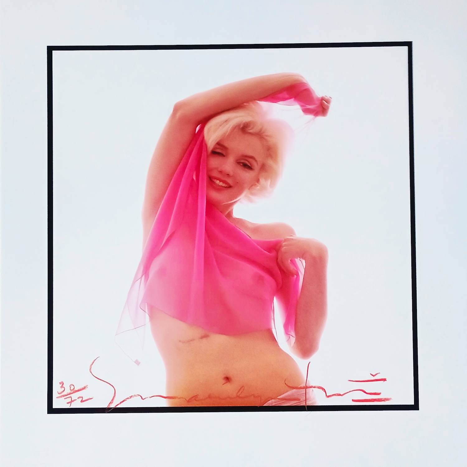 Bert Stern - Marilyn Monroe - Red Scarf, 1962/2008 - original - handsigniert - Auflage 72 kopen? Bied vanaf 1200!