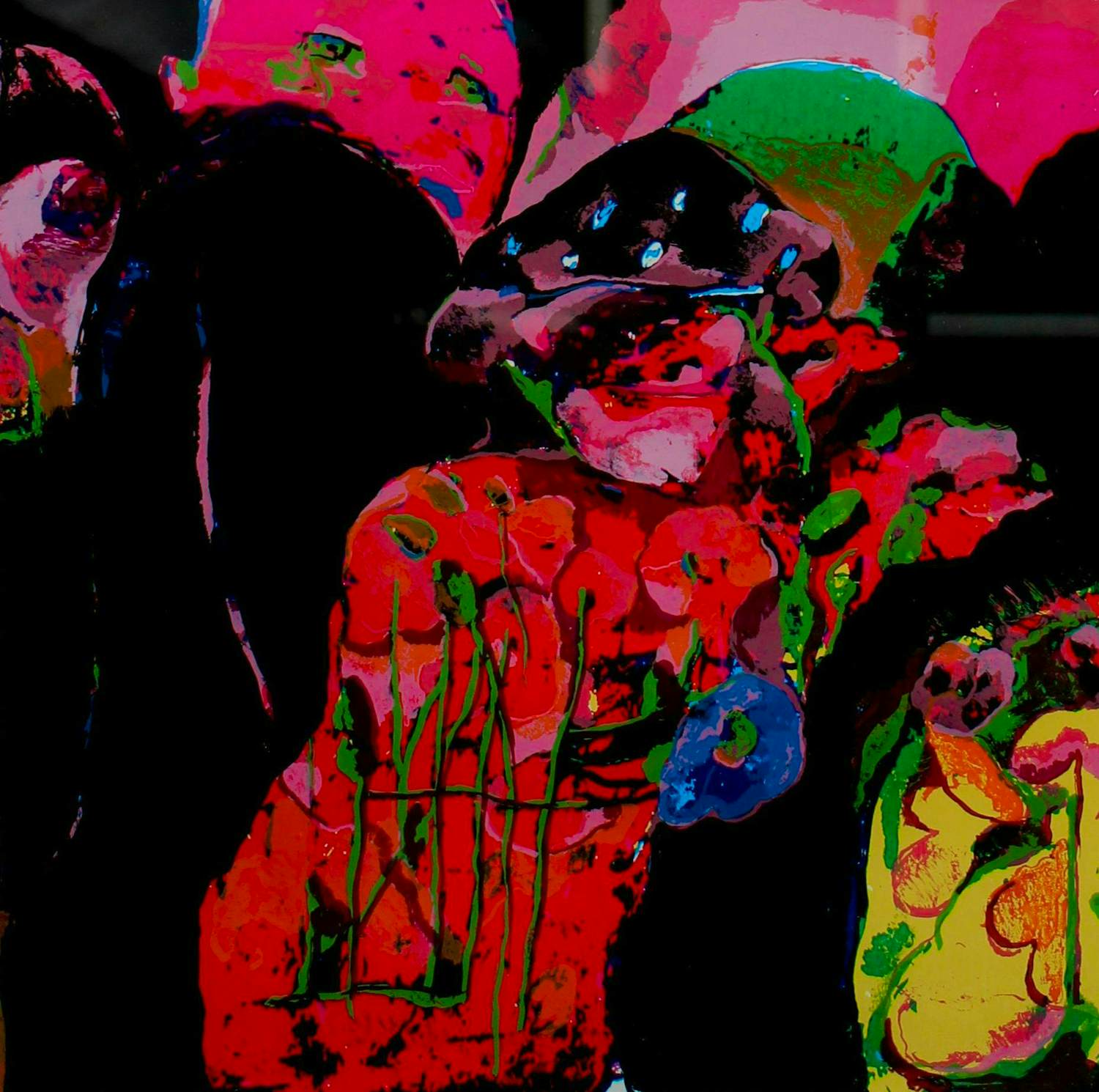 Kees van Bohemen - Ingelijste kleuren zeefdruk: Monkey - 1976 kopen? Bied vanaf 189!