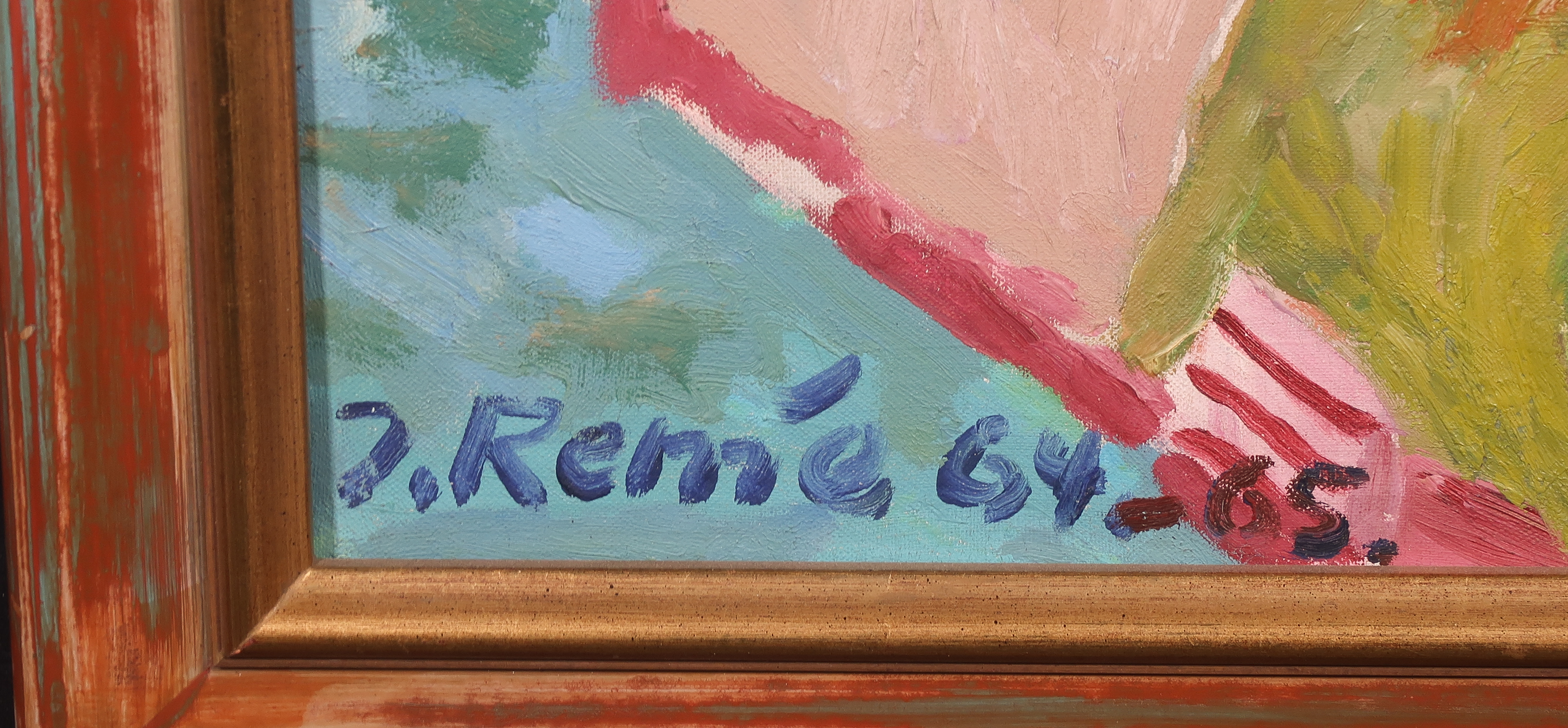 Jorg Reme - Olieverf op doek, Zonder titel - Ingelijst kopen? Bied vanaf 250!