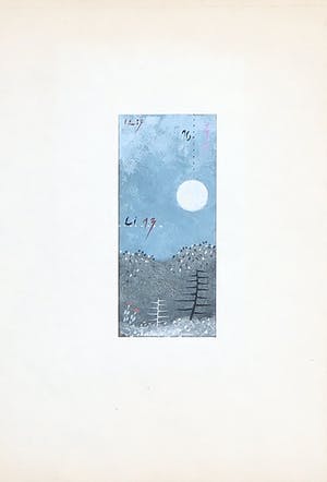 Leon Savelsberg - Gouache op papier, Zonder titel kopen? Bied vanaf 1!