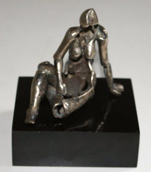 Rik Poot - zittende figuur kopen? Bied vanaf 495!