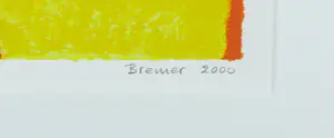 Saskia Bremer - Zeefdruk, New Age a.2.- Ingelijst kopen? Bied vanaf 1!
