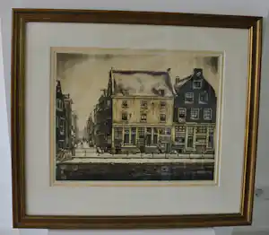 Cornelis Brandenburg - Zwanenburgwal. verkauft für € 80!