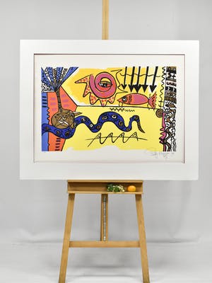 Annemiek Tjepkema - Kleurrijke dieren kopen? Bied vanaf 50!