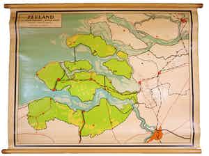 Schoolkaart van Zeeland (Groot) verkocht voor € 1!