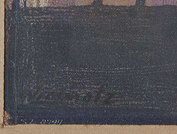 Wim Motz - Haven - 1956 - Kleuren litho - gesigneerd l.o. - BKR Rotterdam kopen? Bied vanaf 10!