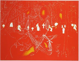 Gerard Polhuis - Zeefdruk, Aan de rand van het bos - Ingelijst (Groot) kopen? Bied vanaf 1!