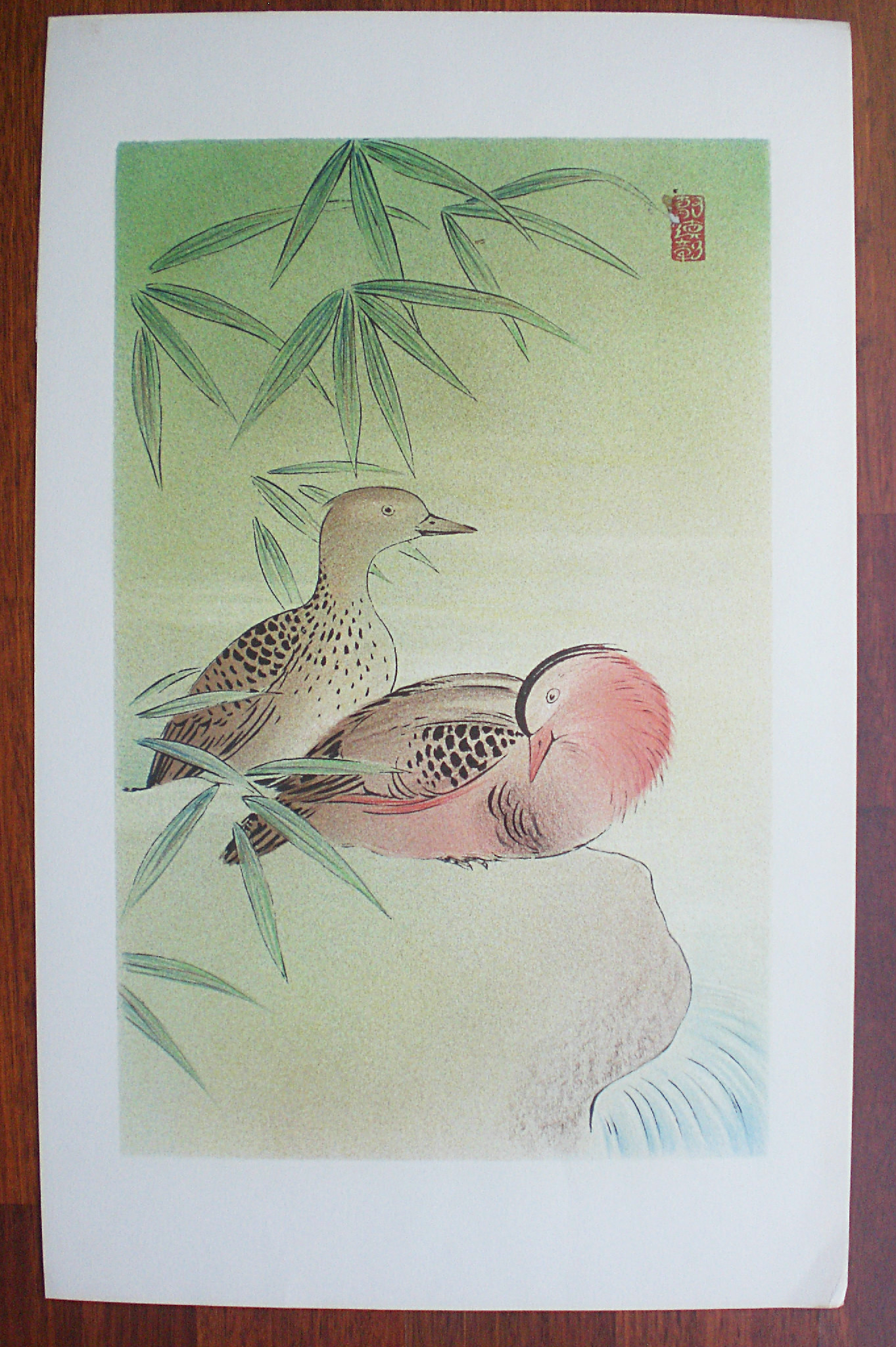 Niet of onleesbaar gesigneerd - Chinese school - Eenden, zeefdruk of ingekleurde litho kopen? Bied vanaf 1!