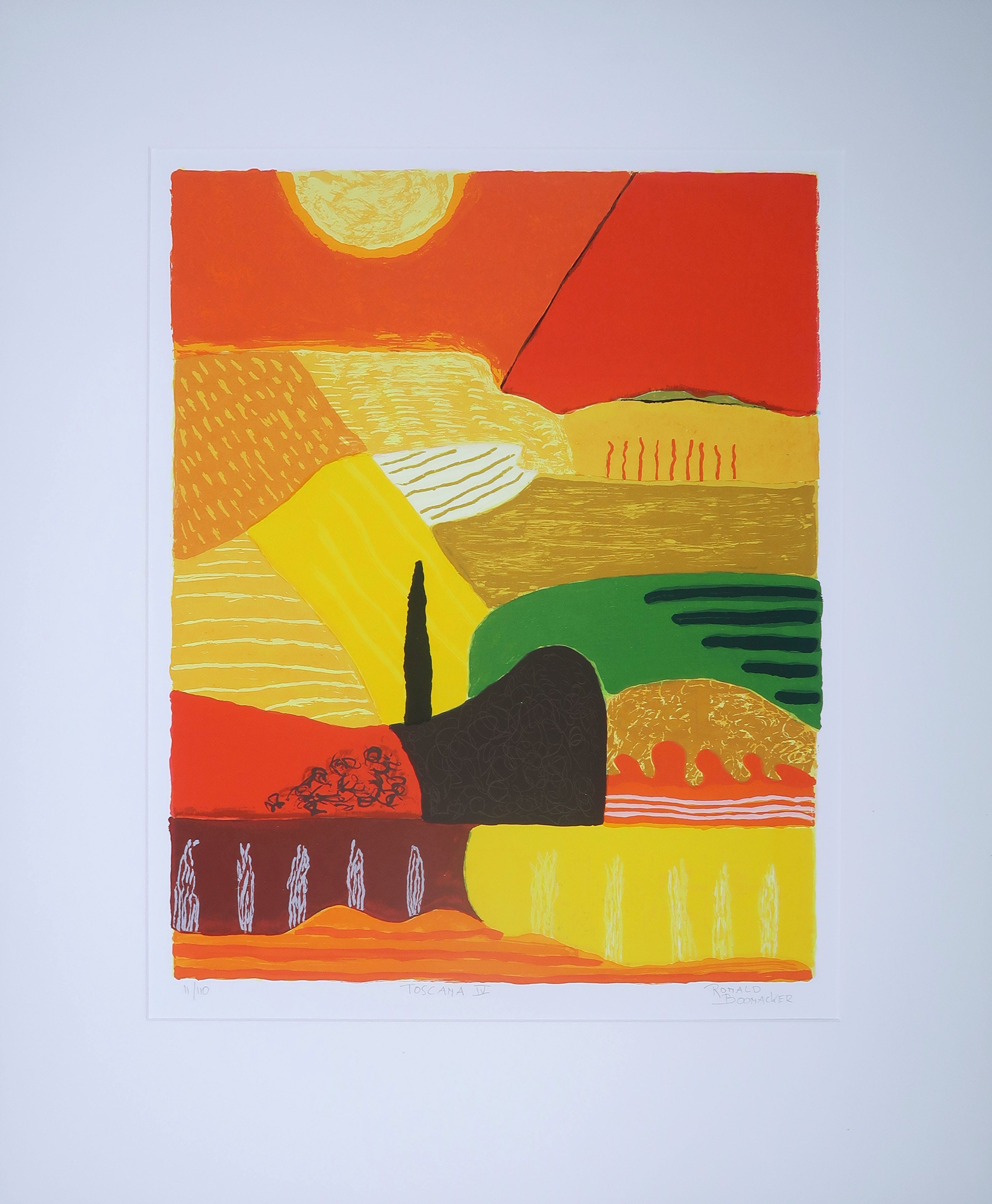 Ronald Boonacker - Zeefdruk, Toscana IV kopen? Bied vanaf 1!