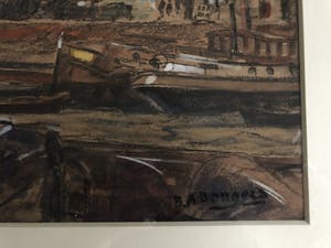 Berend Adrianus Bongers - Havengezicht Rotterdam kopen? Bied vanaf 100!