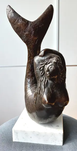 Evert den Hartog - Zeemeermin, bronzen beeld kopen? Bied vanaf 750!