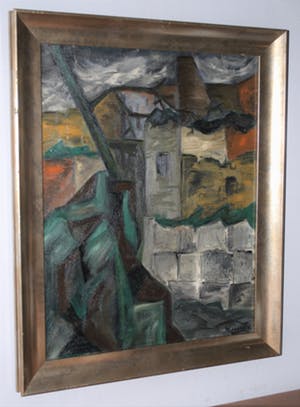 Joop Wijnbergen - - 1958 - Zutphen - olieverfschilderij kopen? Bied vanaf 10!