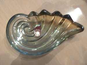 Walther glas - Zeer mooie asbak/Schelpvorm kopen? Bied vanaf 10!