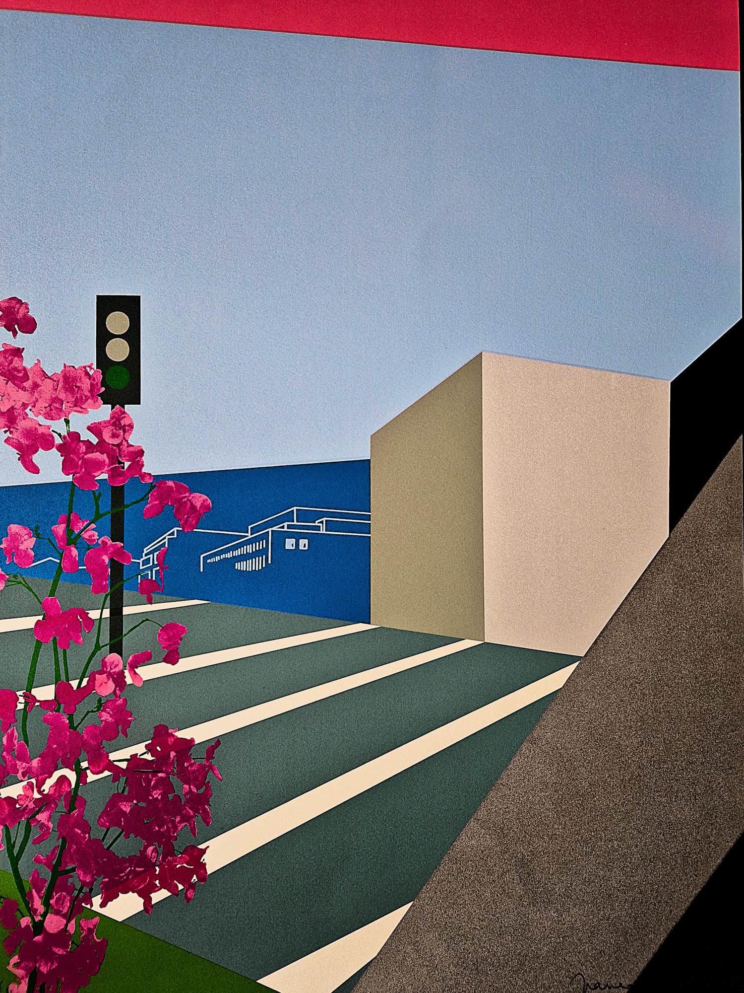 Franco Costa - Karakteristieke "Arte Vita" Zeefdruk "Washington" -met pers. opdracht in potlood kopen? Bied vanaf 58!