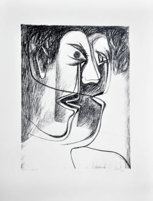 Cyr Frimout - Gesigneerde lithografie - 36/90 - 1989 kopen? Bied vanaf 35!