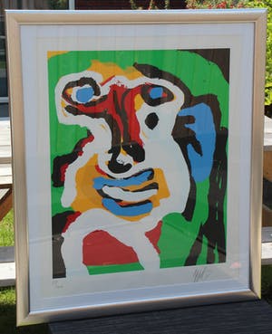 Karel Appel - Kleurenzeefdruk: Seven summer days - handgesigneerd uit 1977 kopen? Bied vanaf 1150!