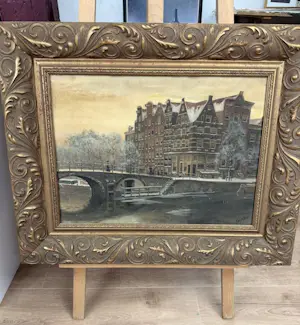 Tinus de Jongh - Stadsgezicht van Amsterdam kopen? Bied vanaf 350!