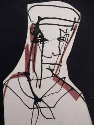 Herman Brood - tekening, Sailor, ingelijst + HB-M certificaat kopen? Bied vanaf 180!