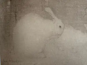 Jan Mankes - Jan Mankes, “Twee konijnen in herfstbosch”, 1911. kopen? Bied vanaf 70!