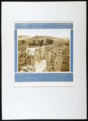 John E. Palmer - Ets, Gantija Megaglitric Temples on the island of Gozo kopen? Bied vanaf 1!