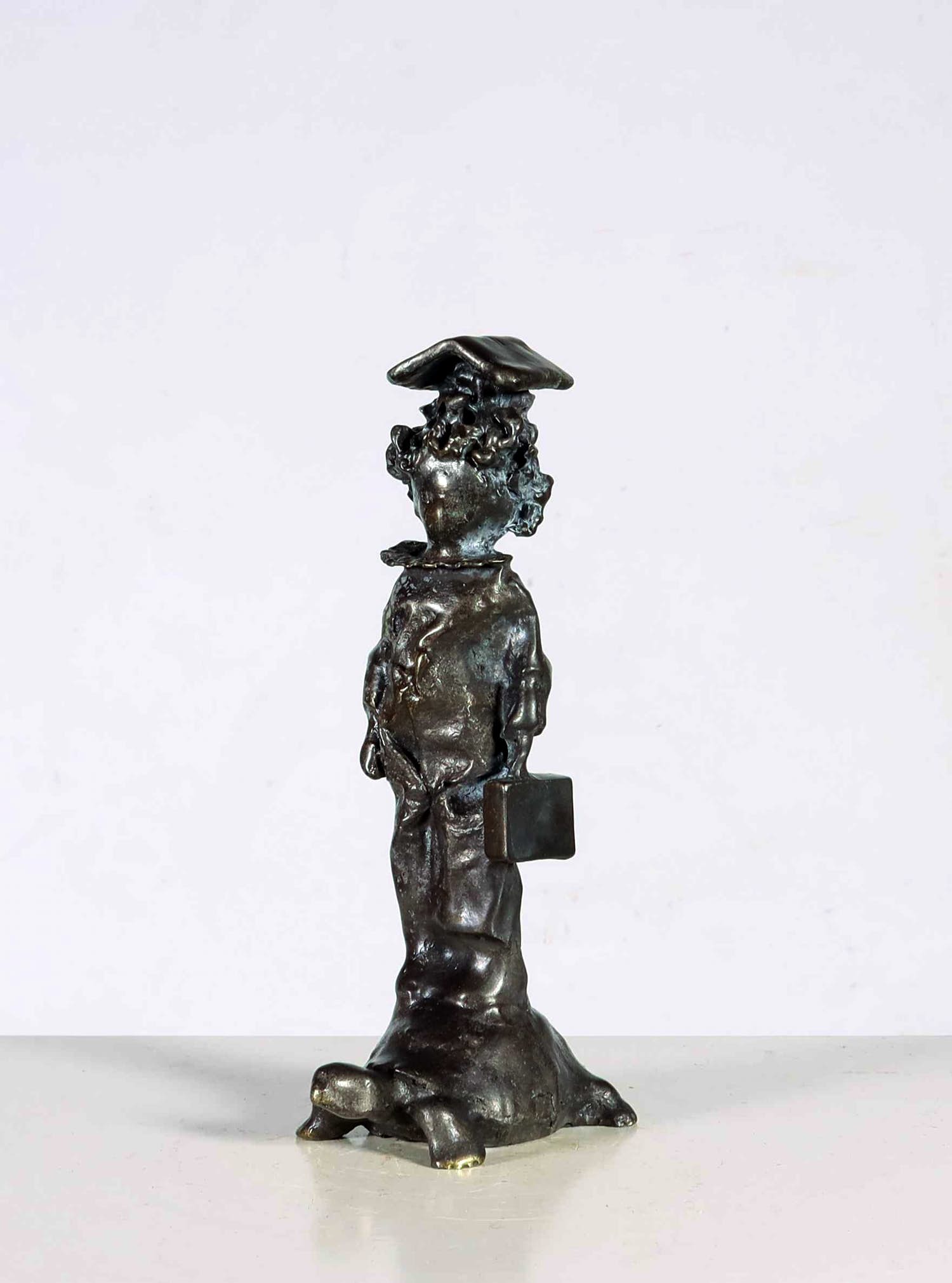 Nicolas Dings - Bronzen beeld, Mobile home verkocht voor € 100!