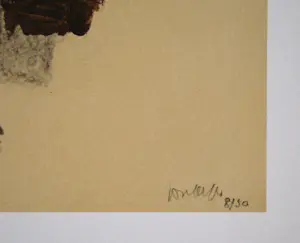 Pierre Soulages - Peinture sur papier - Lithografie - 1962 - Gesigneerd en gedateerd kopen? Bied vanaf 240!