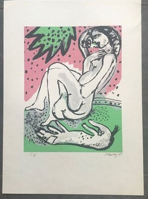 Corneille - ‘La jeune fille et le chien’ kopen? Bied vanaf 145!