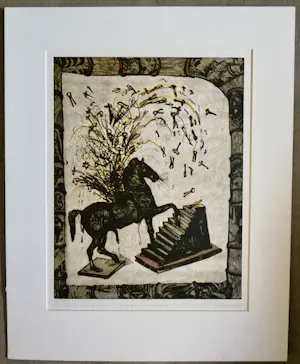 Rene Glaser - Variogravure "Paardenserie 4" kopen? Bied vanaf 10!