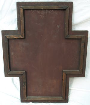 Klaas Pijlman - Chamotte / Aardewerk op paneel , Duif & Pax Christi - ca. 1970 kopen? Bied vanaf 25!