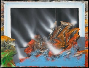 Vincent Mengin-Lecreult - Gemengde techniek op doek, Bloc kopen? Bied vanaf 1!