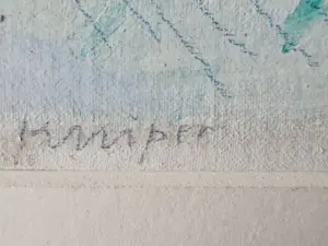 Jan Kuiper - Galerie Petit - gemengde techniek opkarton "zelfportret als poes" - gesigneerd kopen? Bied vanaf 31!