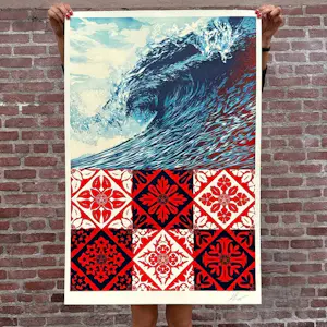 Shepard Fairey - WAVE OF DISTRESS SIGNED OFFSET LITHOGRAPH kaufen? Bieten Sie von 1!