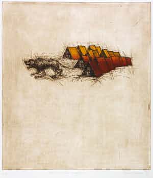 Ronald Tolman - Kleurenets, Studie voor een sculptuur verkocht voor € 50!