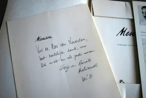 Fritz Behrendt - 24 tekeningen in map (gesigneerd) & originele (onbekende) tekening Helmut Kohl kopen? Bied vanaf 50!