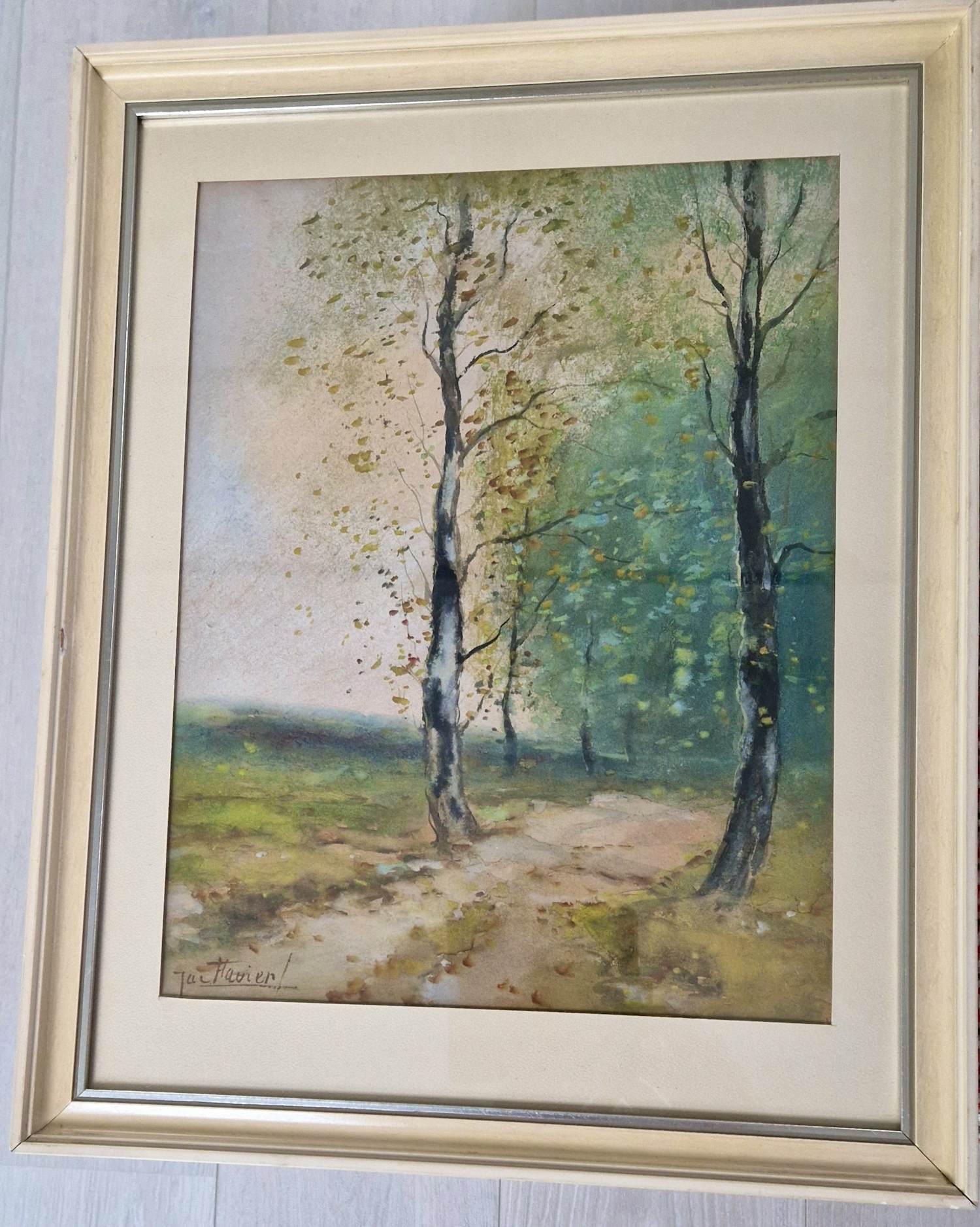 Jacob Favier - 2 bomen in laantje in de herfst kopen? Bied vanaf 60!