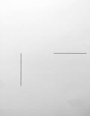 Ad Dekkers - gesigneerde zeefdruk - compositie met vier lijnen - 1970. verkocht voor € 125!