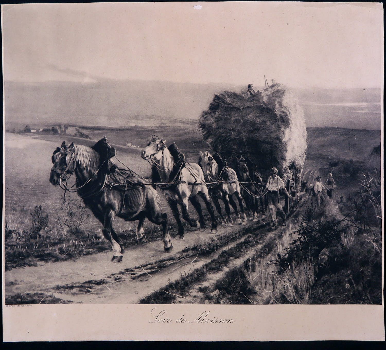 Georges Récipon - Heliogravure, Soir de Moisson kopen? Bied vanaf 1!