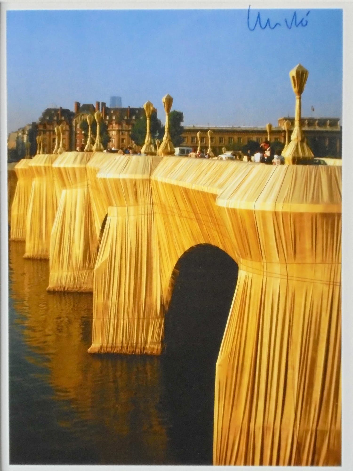 Christo - Project Wrapped Pont Neuf - Paris 1975-85 -artcard handgesigneerd kopen? Bied vanaf 45!