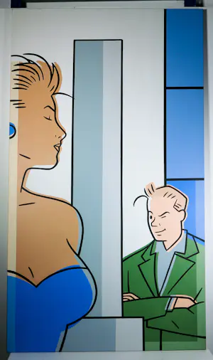 Luc Verschuuren - Acryl op doek, La sculpture (Zeer groot) kopen? Bied vanaf 300!